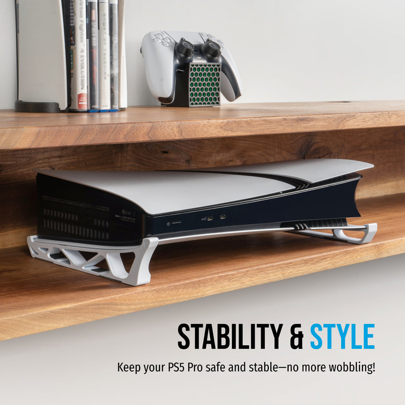 Skates - Horizontal Stand For PS5 Pro (Compatible with Disc & Digital Edition)